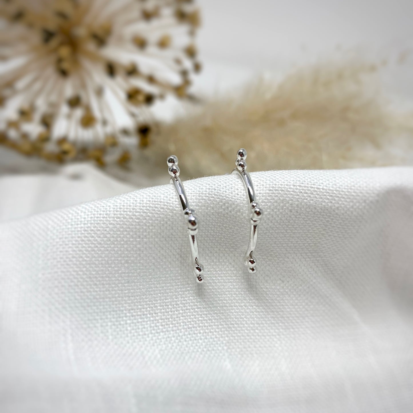 Sunbeam Hoop Earrings - Small