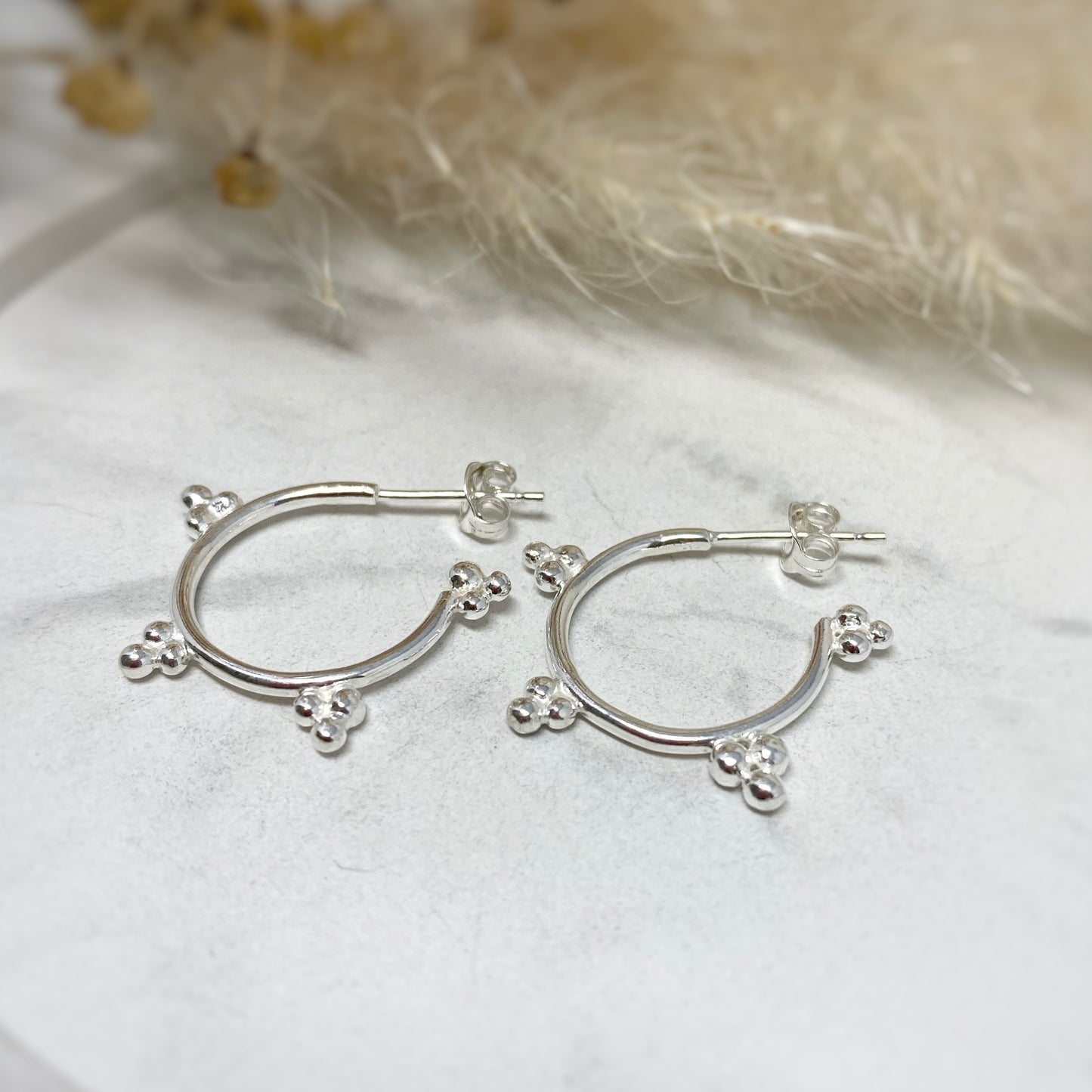 Sunbeam Hoop Earrings - Small