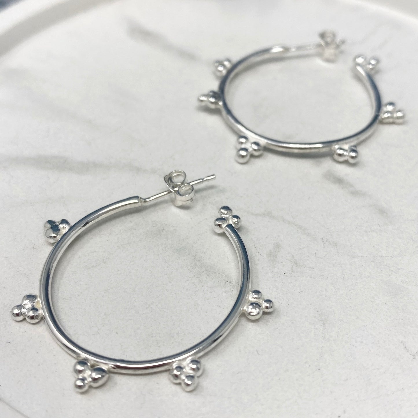 Sunbeam Hoop Earrings - Medium