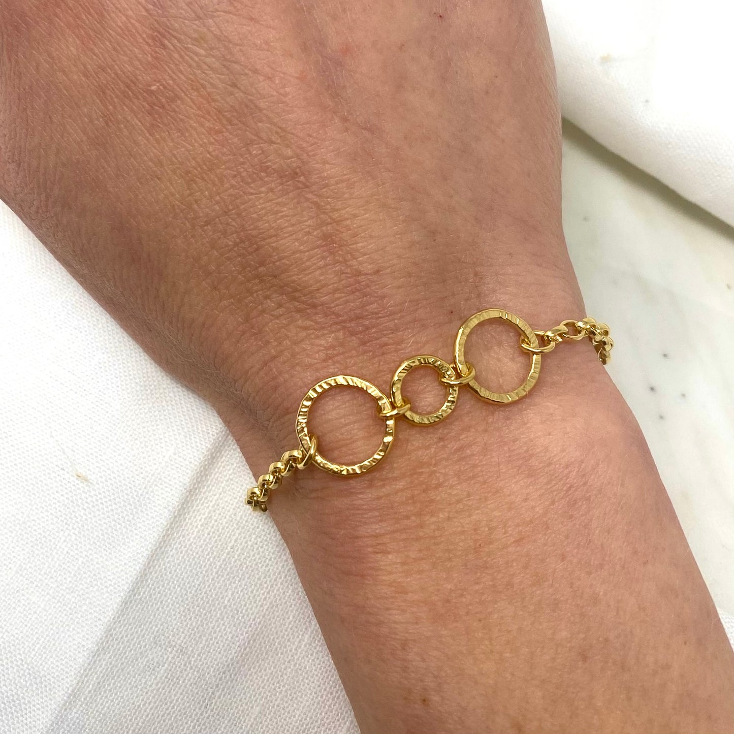 Gold Vermeil Divinity Bracelet - Hera