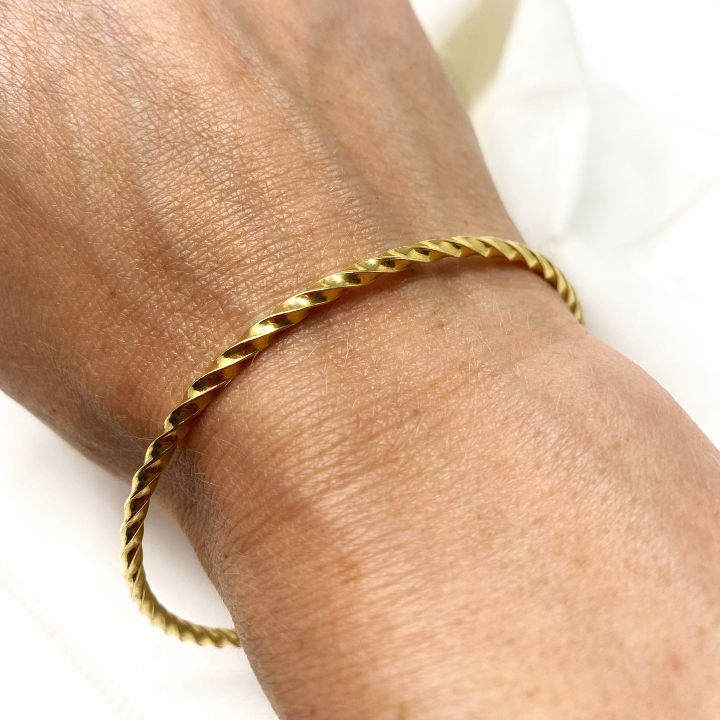 Gold Vermeil - Twist Bangle