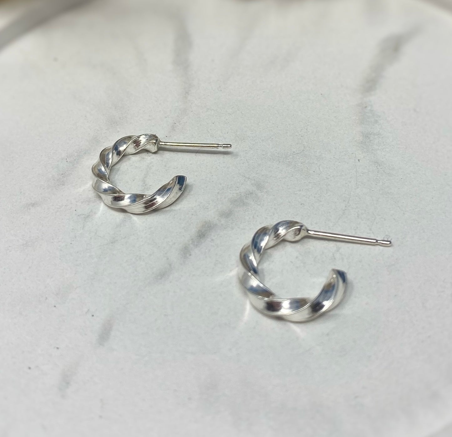 Chunky Twist Hoops - Mini