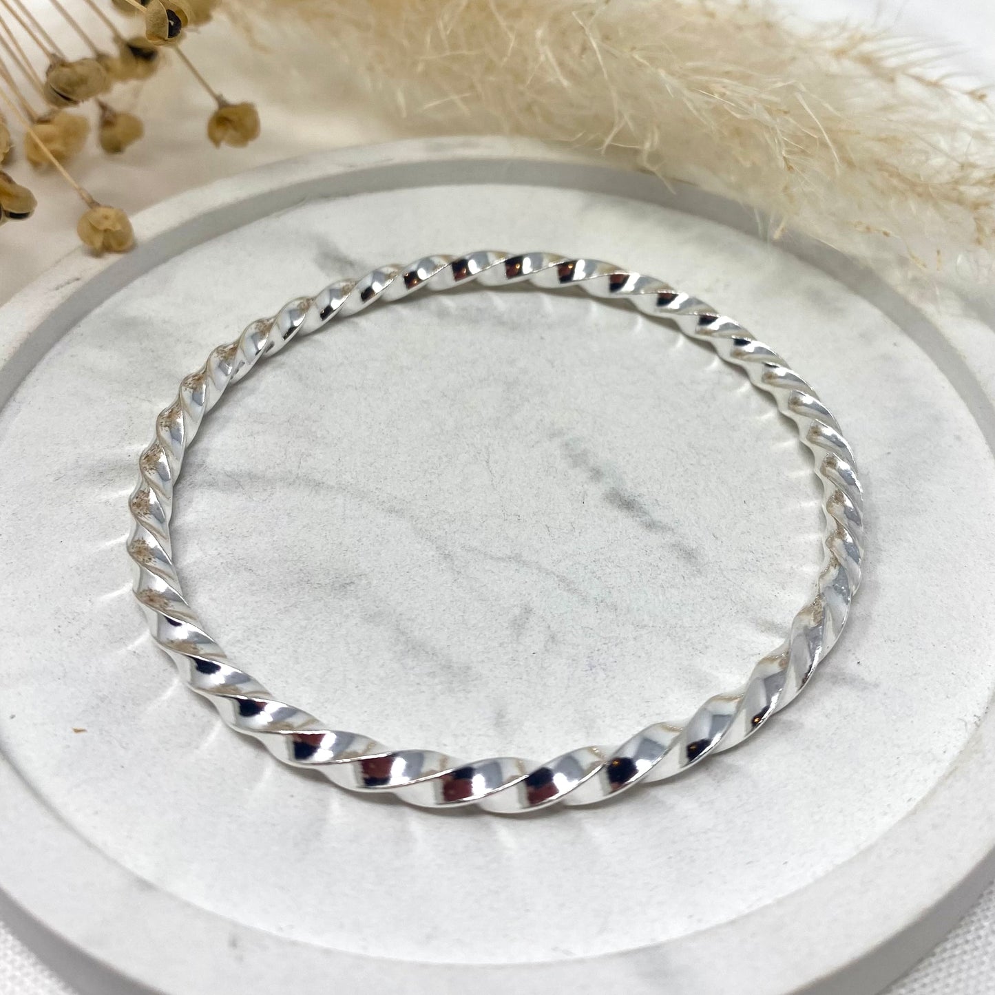 Chunky Twist Bangle