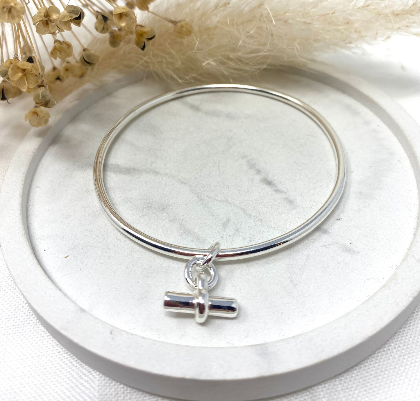 T-Bar Charm Bangle