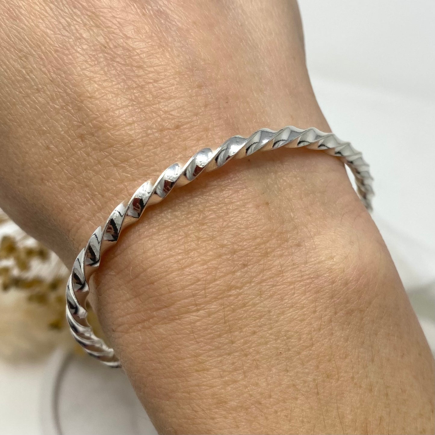 Chunky Twist Bangle