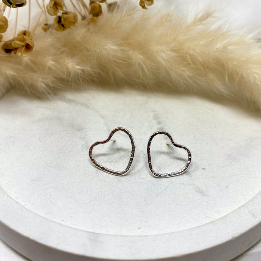 Heart Silhouette Studs