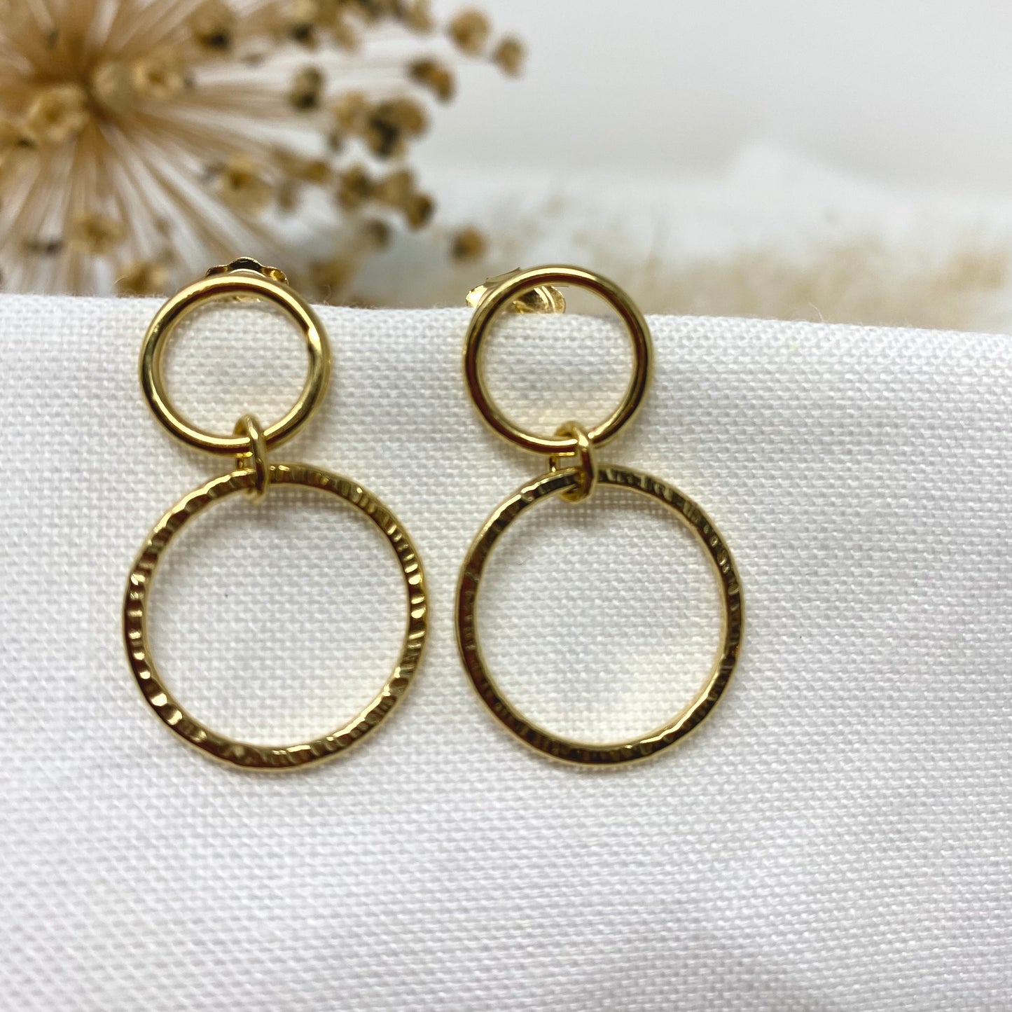 Gold Vermeil Duo Orbit Earrings